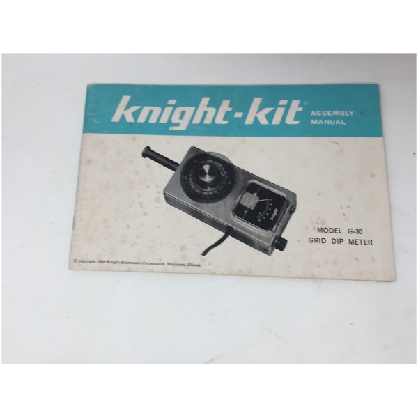 Knight-Kit Grid Dip Meter G-30 - Image 7