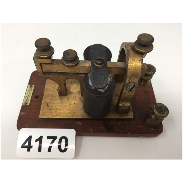 Vintage L.E. Knott Apparatus CO Scientific Telegraph Sounder - Image 2