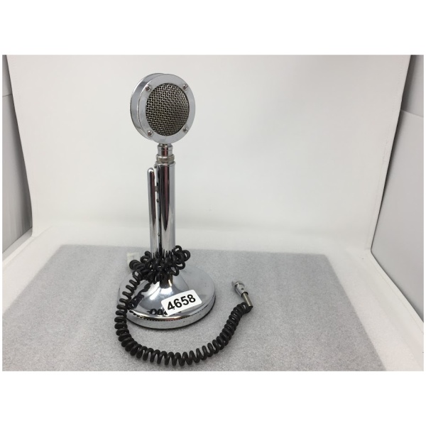 Astatic Silver Desk Mic