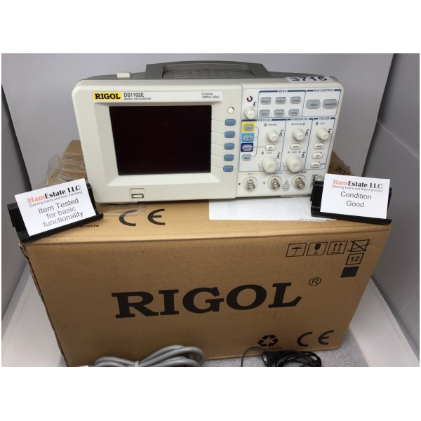 Rigol DS1102E Digital Oscilloscope 2Channel 100MHz IGSa/s