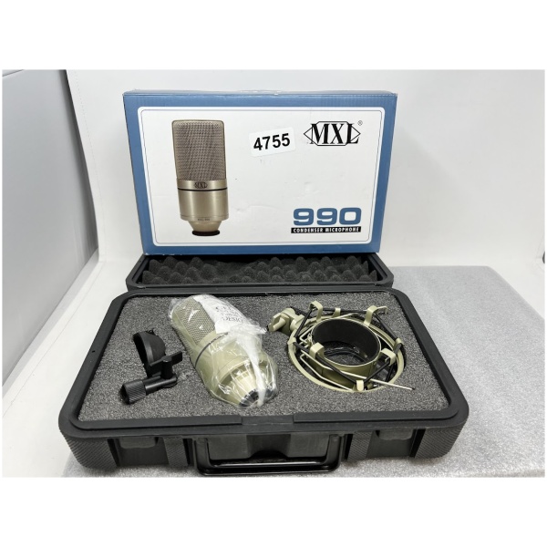 MXL 990 Large-Diaphragm Condenser Microphone With Shockmount