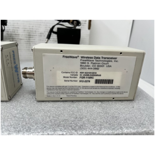 FreeWave Wireless Data Transceiver 900 MHz, 1 W Spread Spectrum Radio Model FGR-115RC - Image 2