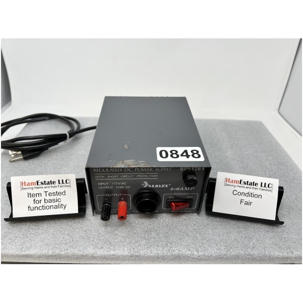 Samlex RPS1204 4-6Amp Power Supply