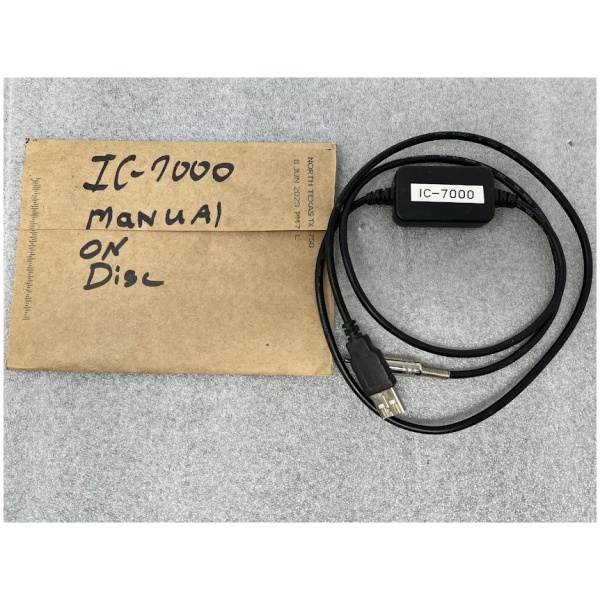 Icom-7000 Manual on Disc with Software Cable - Image 2