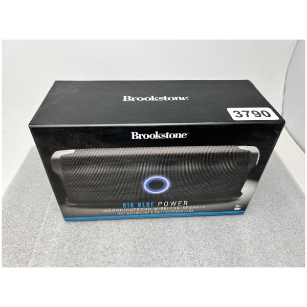 Brookstone Big Blue Power Indoor/Outdoor Wireless Speaker