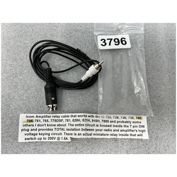 Icom Amplifier Relay Cable for 746 & 756